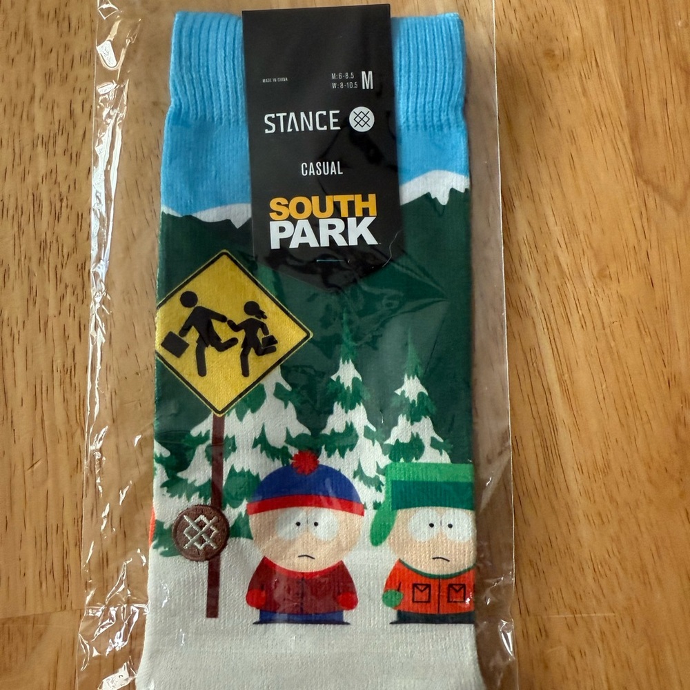 NWT. South Park Stance Medium Unisex Socks